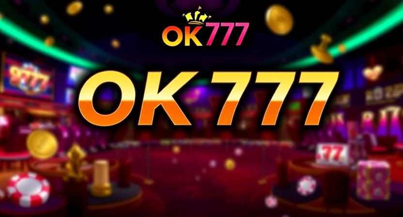 Live dealers and slot thrills at OK777 casino